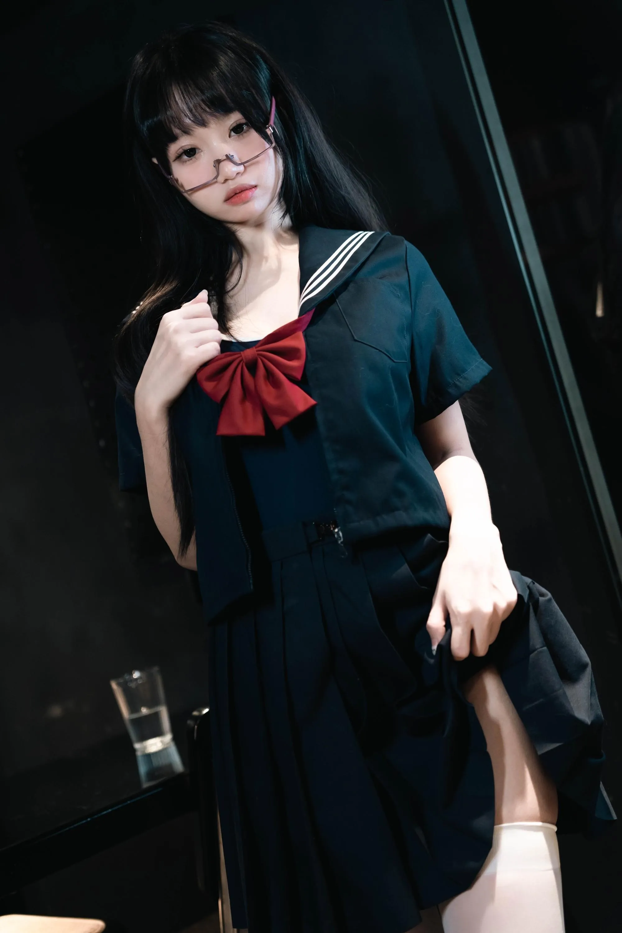 柒柒要乖额 – NO.043 白丝死库水 [140P]插图4
